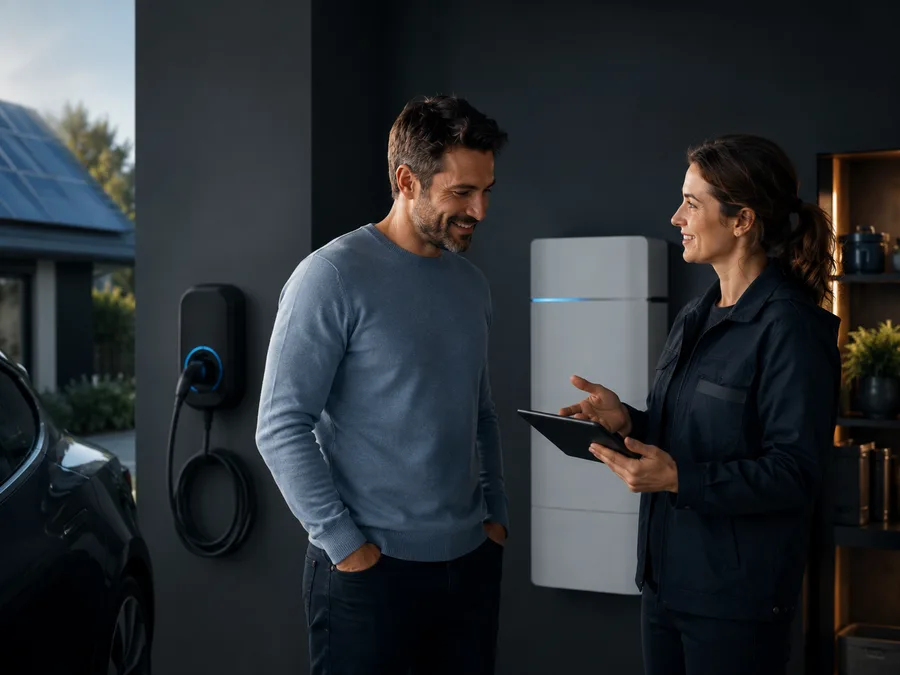 Energieberatung beim Kunden zuhause